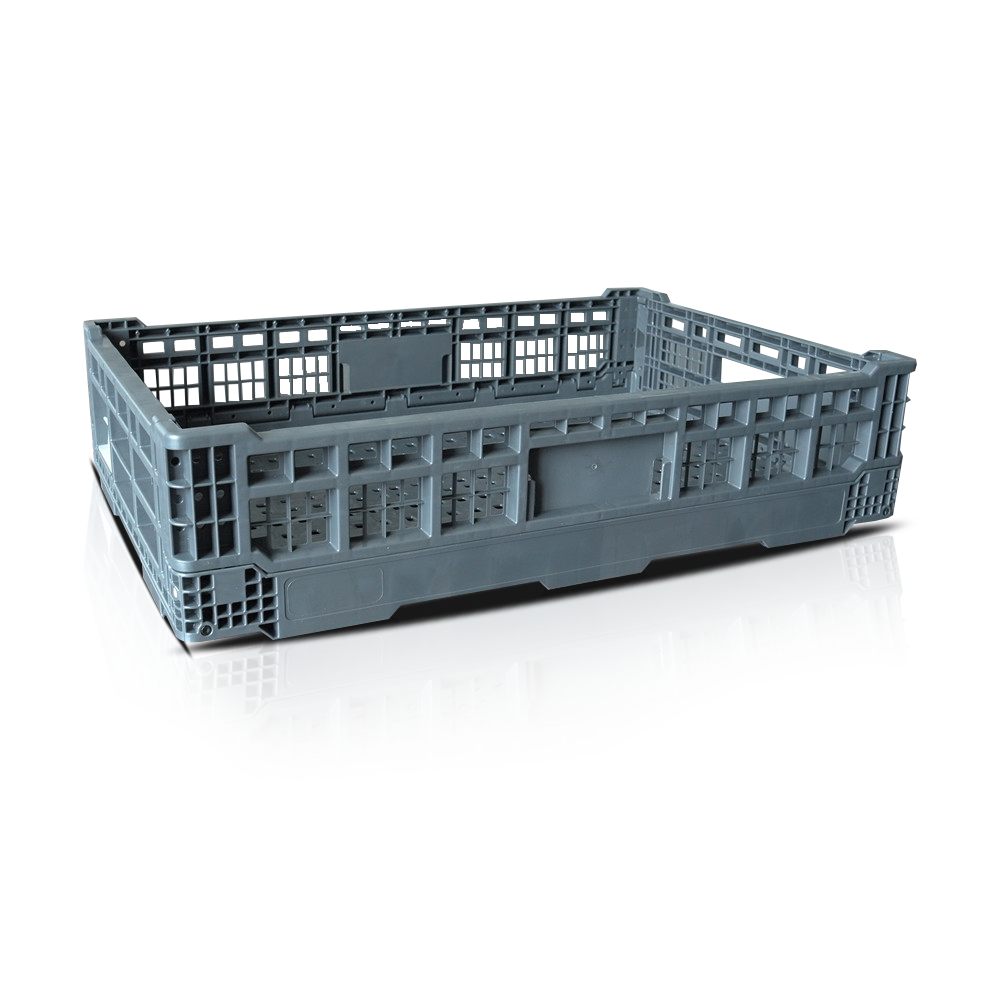 ZJKN604014W-1 ตะกร้าพับได้ ตะกร้าผลไม้ ตะกร้าผักพลาสติก